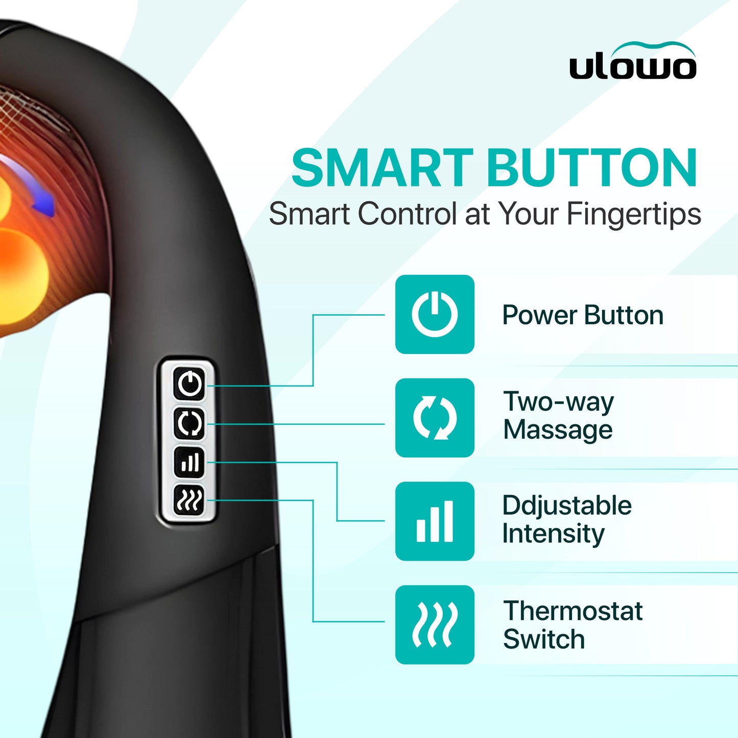 Ulowo™ Shiatsu Back and Neck Massager