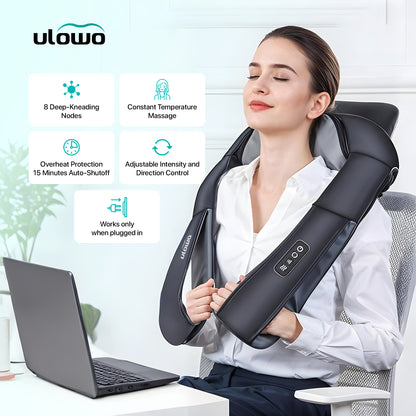 Ulowo™ Shiatsu Back and Neck Massager