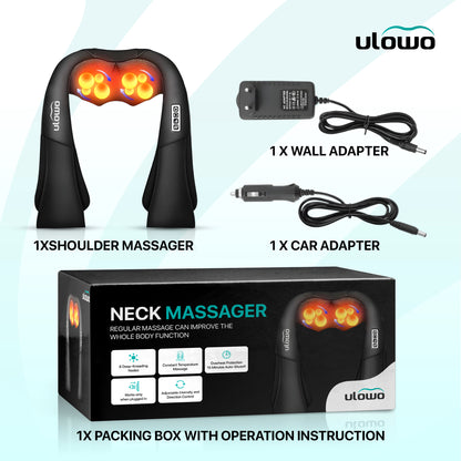 Ulowo™ Shiatsu Back and Neck Massager